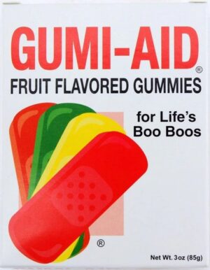 Gumi-Aid Gummy Band Aid Candy 3oz Box 12ct
